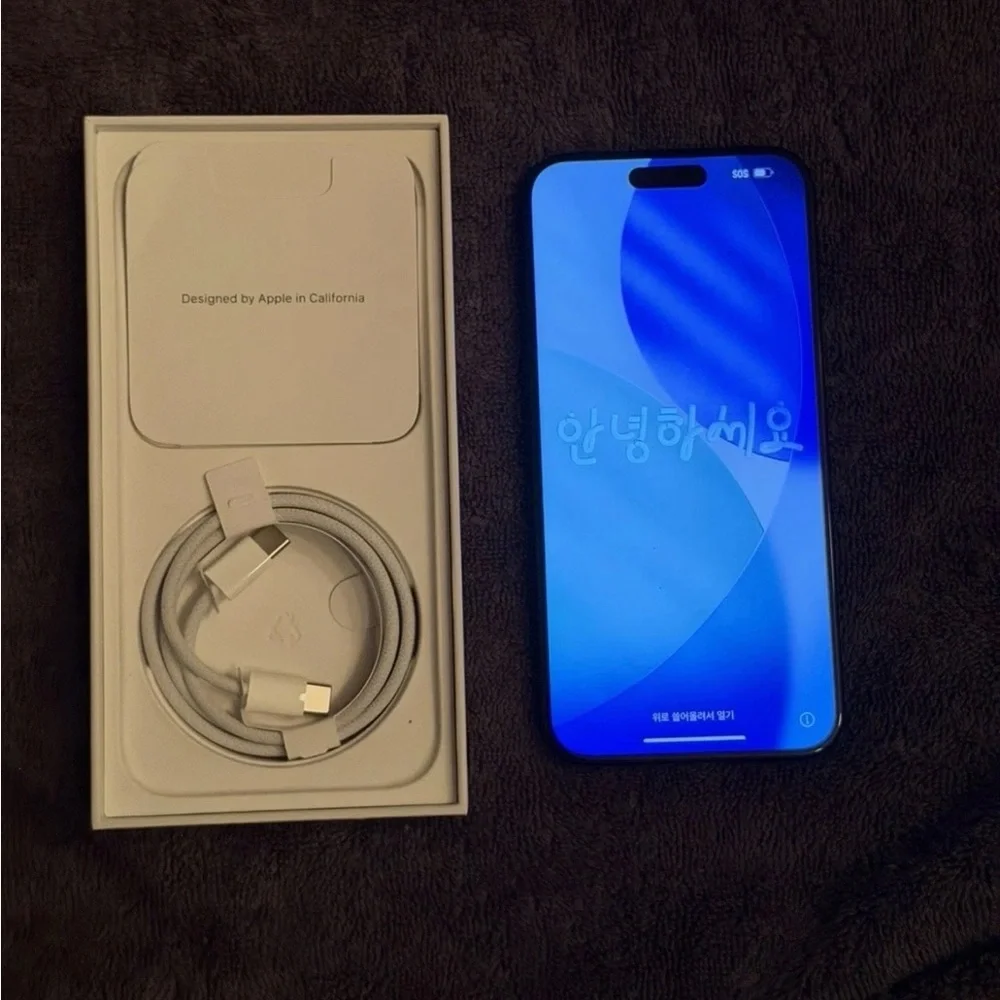 Black Smartphone with Accessories